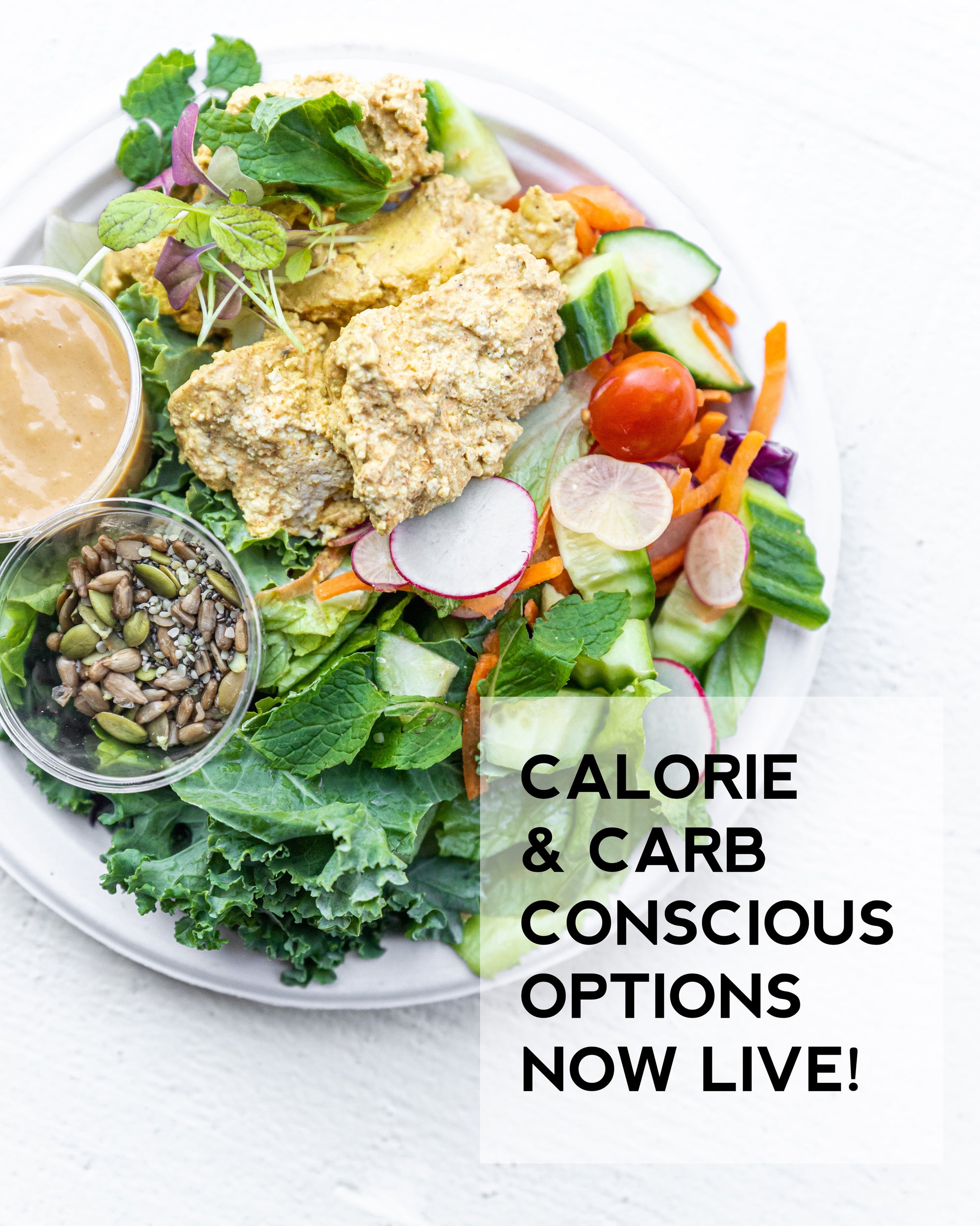 Calorie Conscious and Carb Conscious Options launch at Nourish!