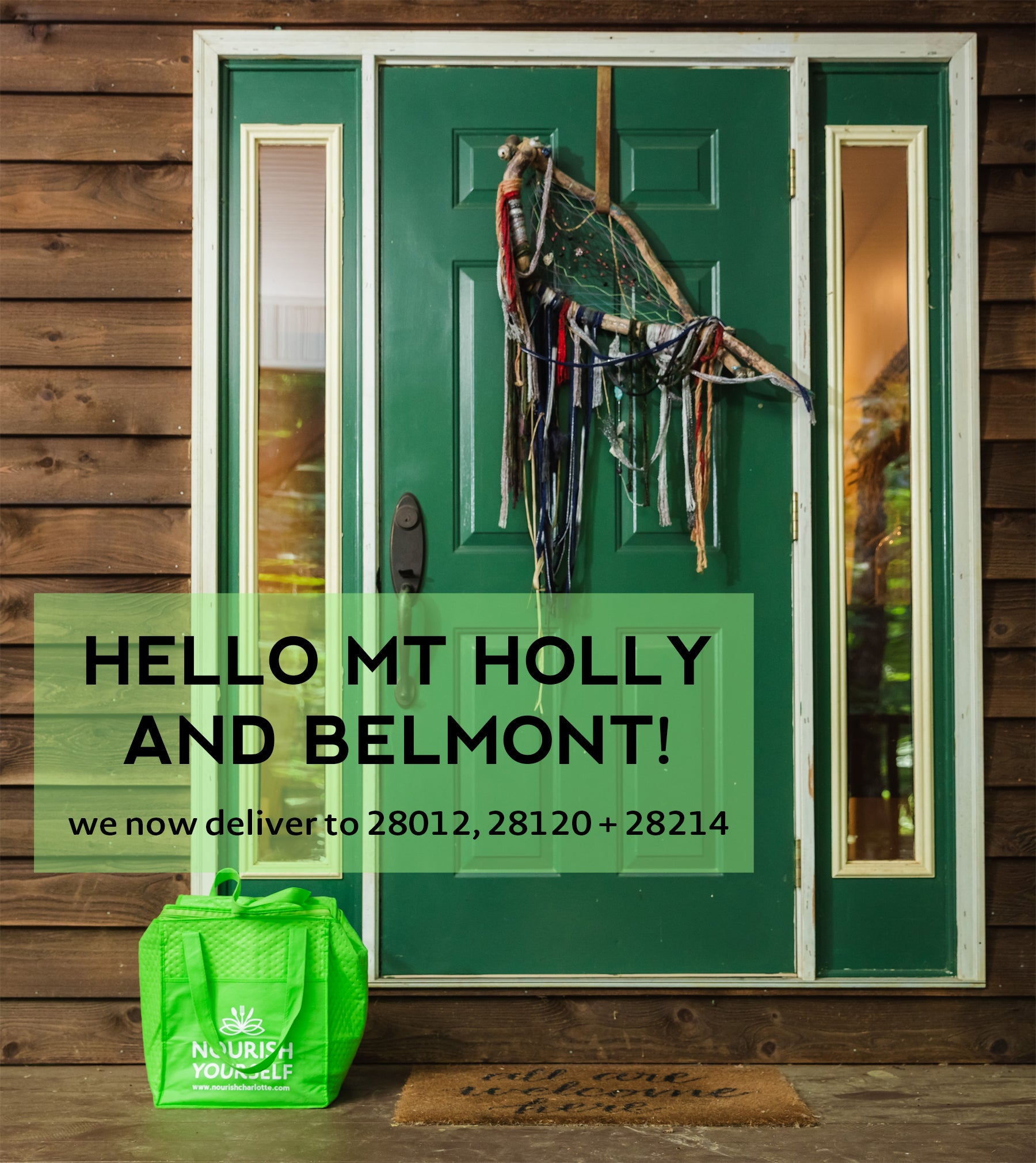 WELCOME MT HOLLY AND BELMONT! We now deliver to 28012, 28214 and 28120! 😍