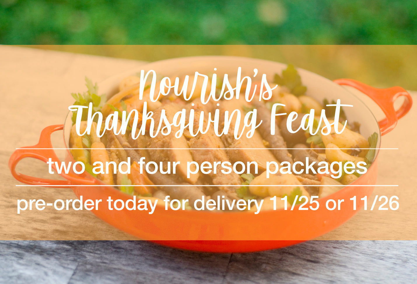 It's the most delicious menu of the year - our Thanksgiving Menu!