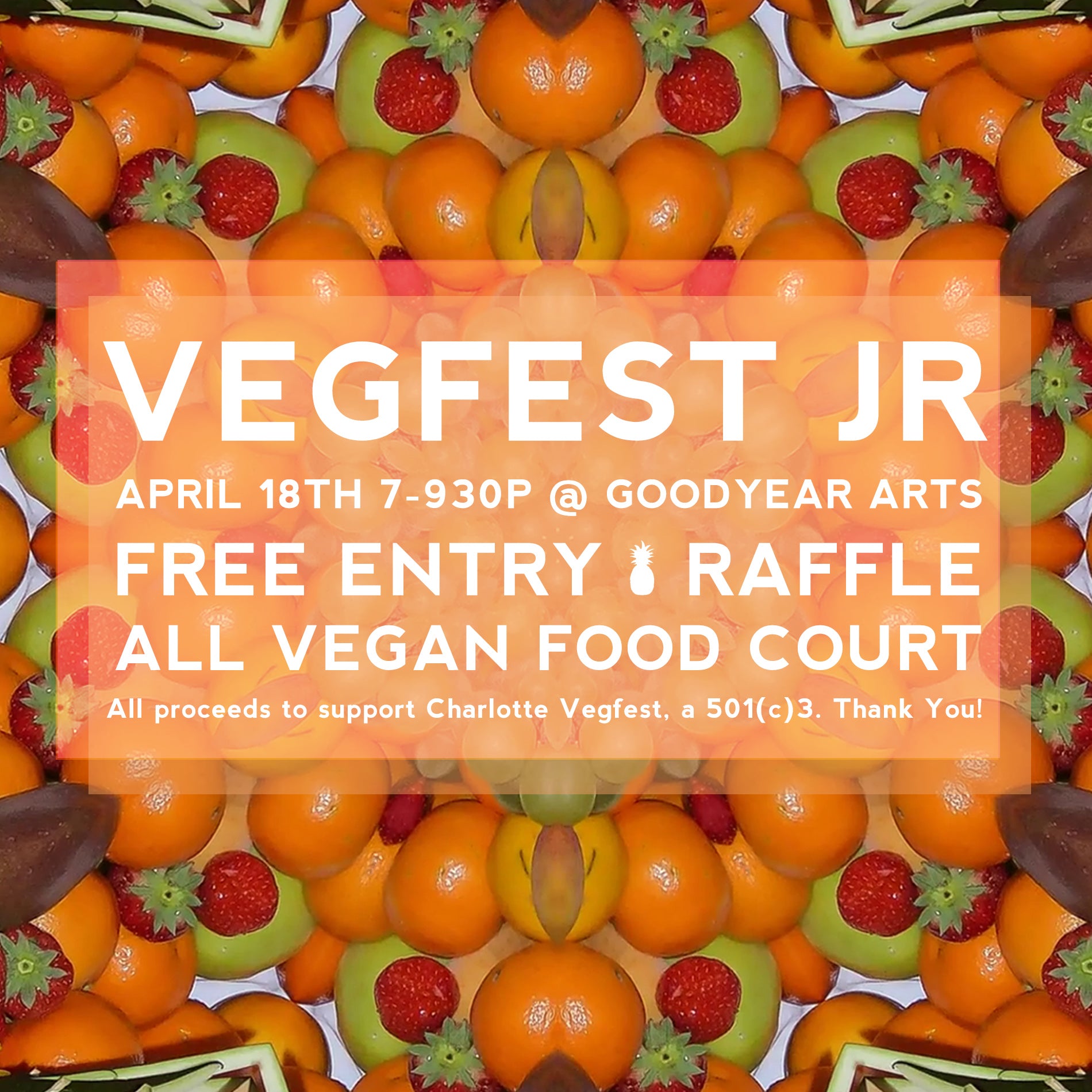 We would love to see you at Vegfest Jr.!